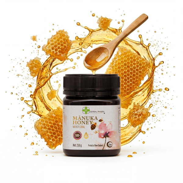 Miód Manuka 500+ MGO | Silna Odporność | Herbal Pharm