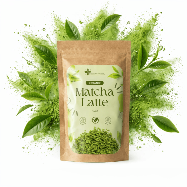 Organiczne Matcha Latte | Zielona Energia BIO | Herbal Pharm