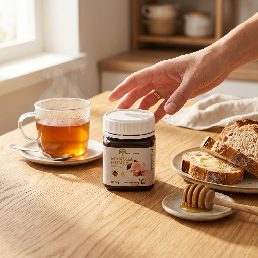 Miód Manuka 800+ – Naturalna Odporność i Regeneracja | Herbal Pharm