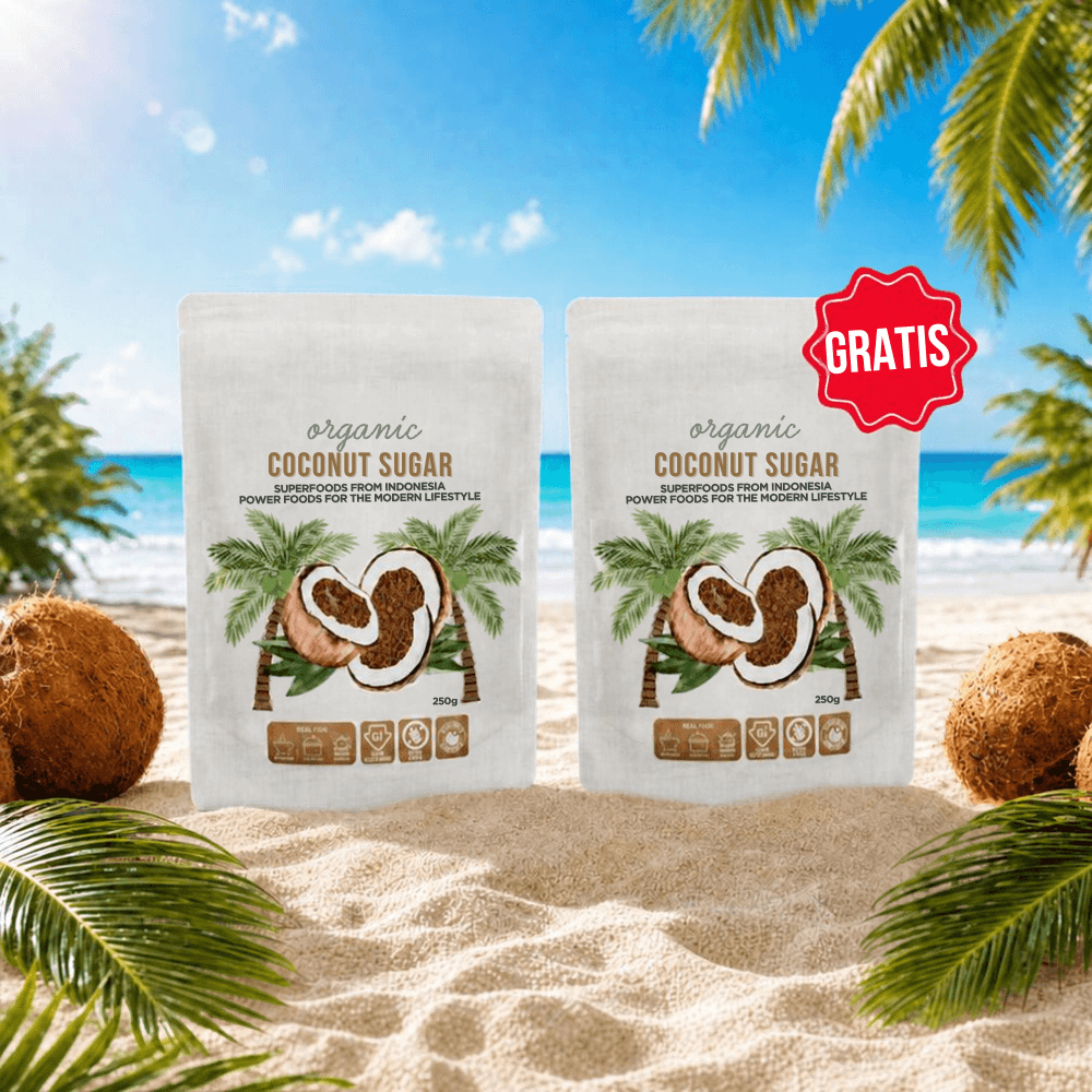 Ekologiczny Cukier Kokosowy BIO | Niski Indeks Glikemiczny | Herbal Pharm