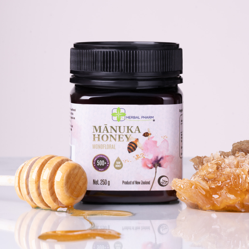 Miód Manuka 500+ MGO | Silna Odporność | Herbal Pharm