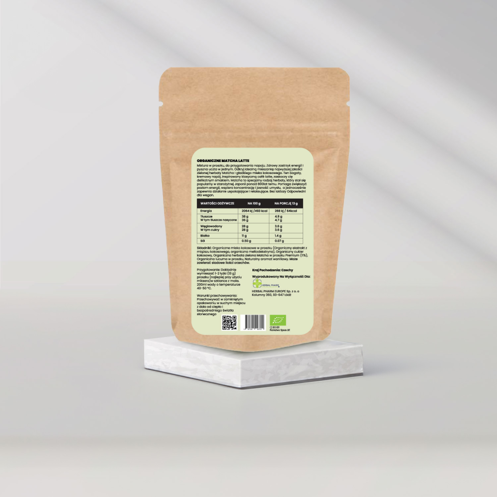 Organiczne matcha latte